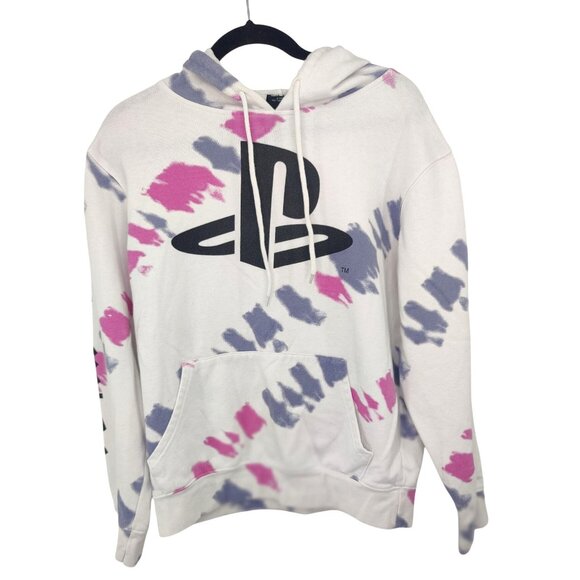 Sony  Playstation Other - Sony Playstation Men's Tie Dye Graphic Hoodie Size M 39/40